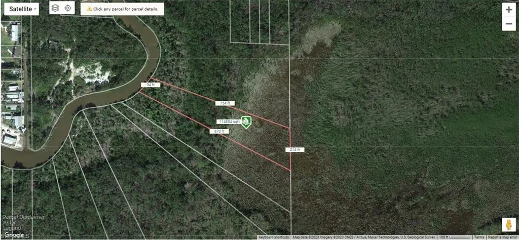 Aerial view of property's location
