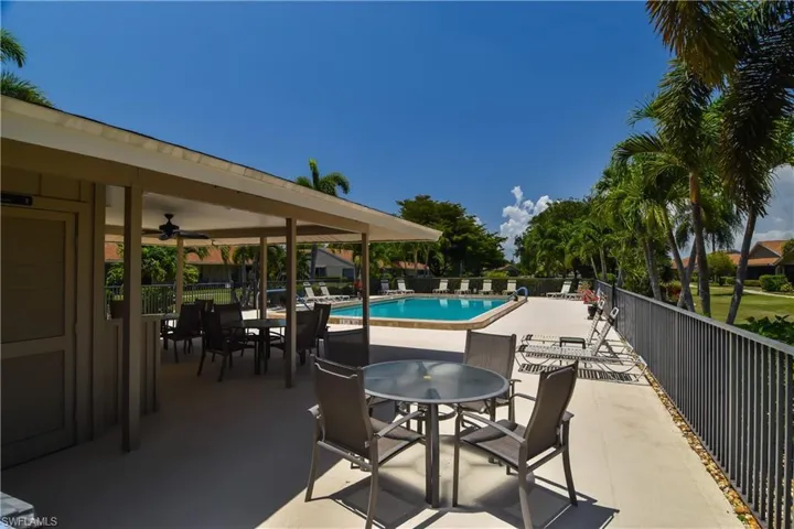 Enjoy congrugating with your neighbors at the pool.
