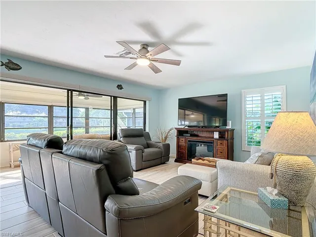 An abundance of natural light floods your living space