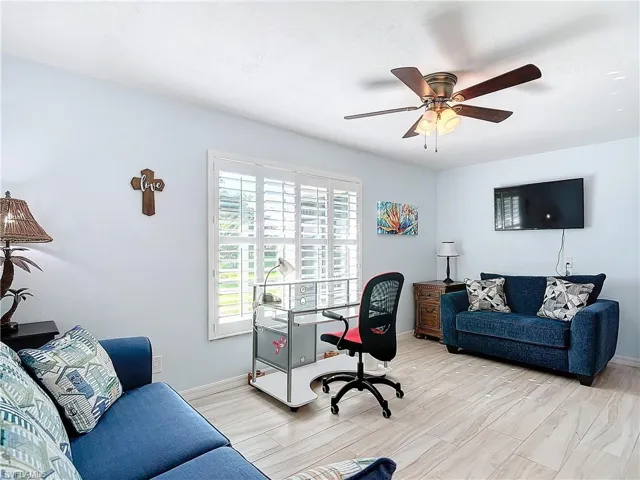 Bedroom #3 can also serve as a den or home office.