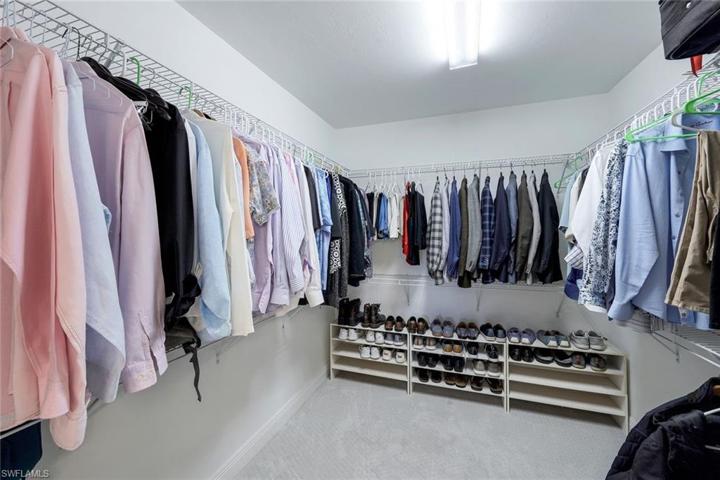 Primary walk in closet