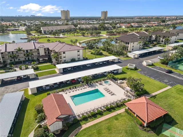 Tennis/pickleball courts, pool & spa, & shuffleboard are right across from the unit!