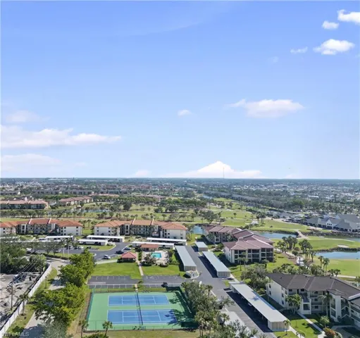 Tennis/pickleball courts, pool & spa, & shuffleboard are right across from the unit!