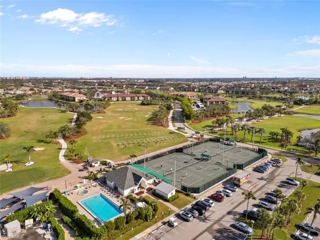 Driving range, community pool/spa, & tennis courts.