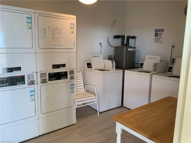 Each building has laundry facilities.