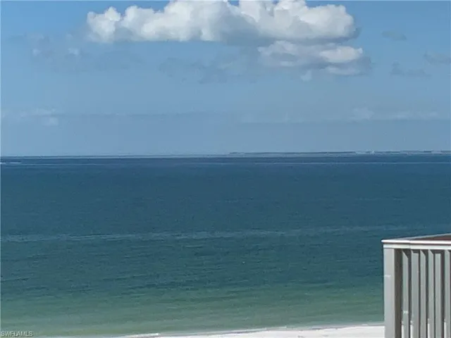 From this balcony shows Sanibel Island in background, lights up at night , but has amazing sunset views every night , and sunrise in mornings to the east.