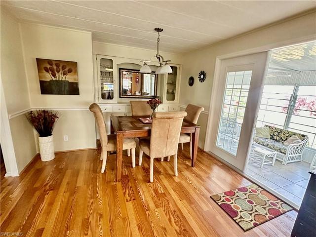 Dining Area w/Built-in hutch