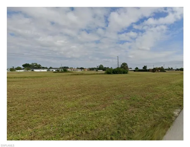 Looking East from Lot Frontage
