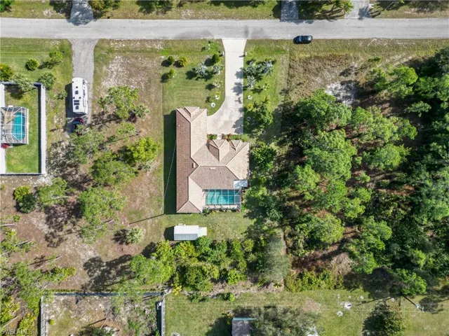1/2 acre lot loaded with fruit trees.