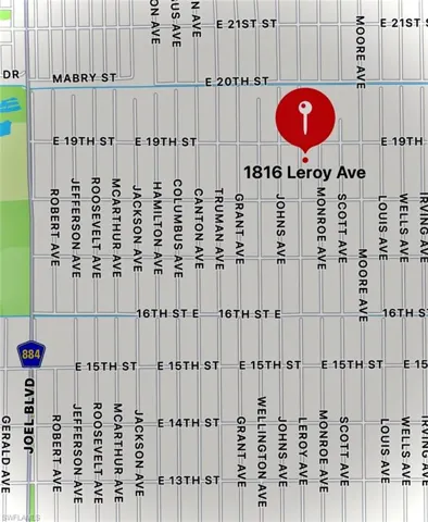 1816 Leroy AVE, LEHIGH ACRES FL 33972