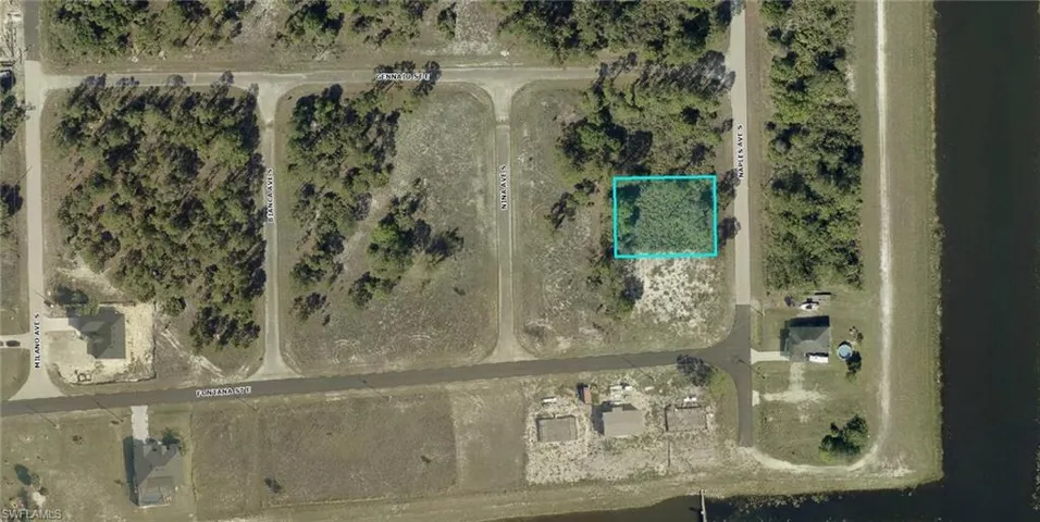 Map / location featuring property boundaries highlighted
