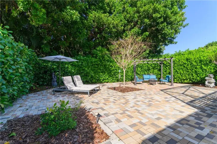 View of patio