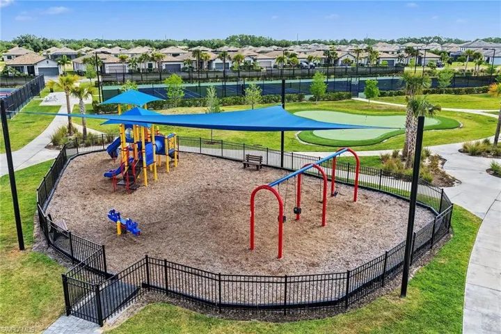 Play Ground for the community and a putting green