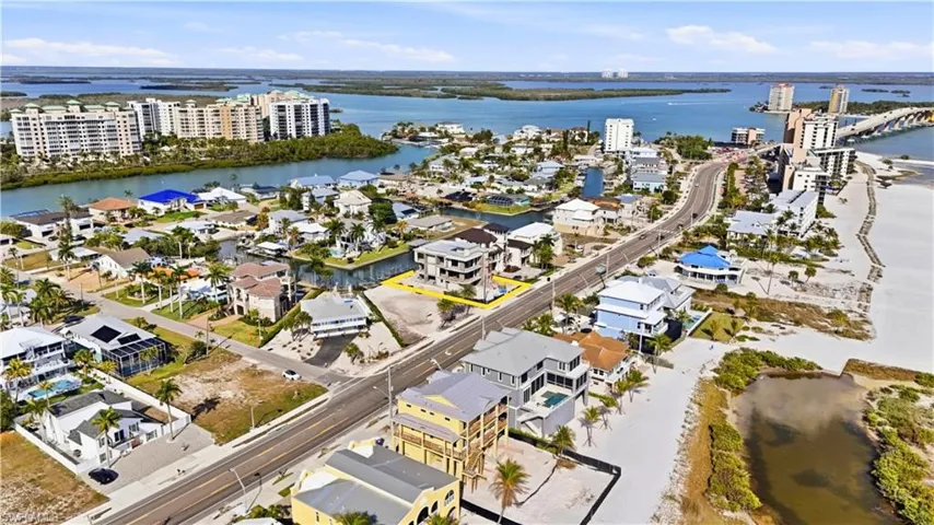 Bird's eye view of a large body of water - Virtually Edited Image