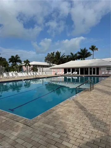 Sparkling clean community pool