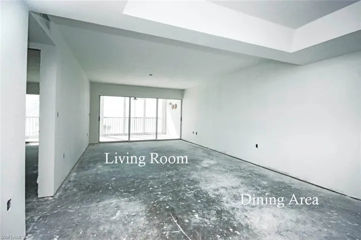 View of spare room