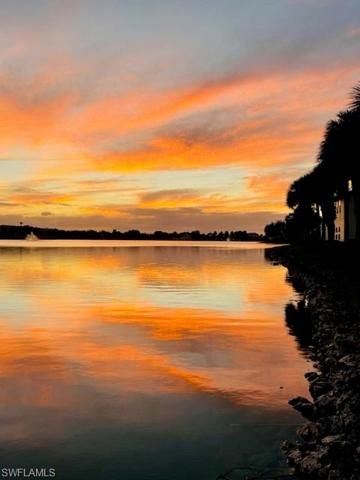 Sunset View Over Lake from Back Yard