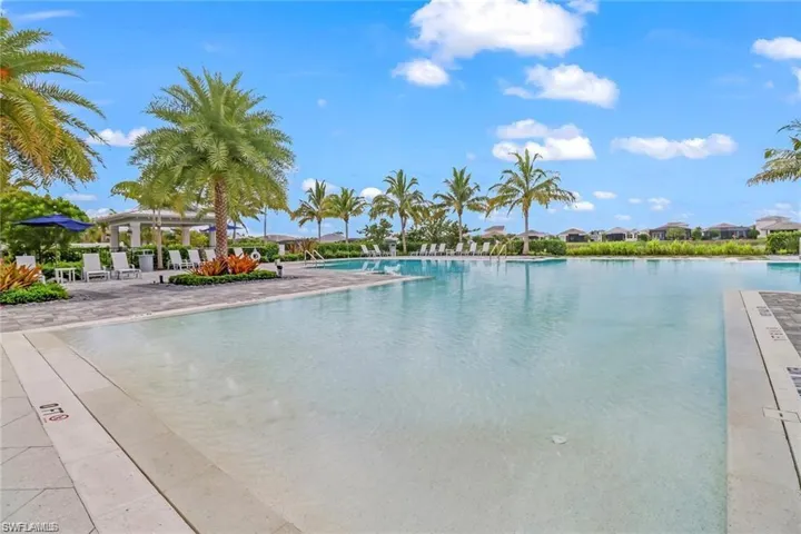 View of pool