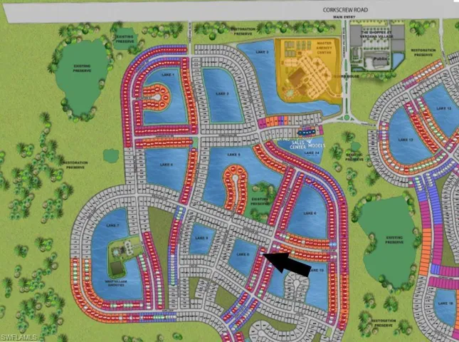 Site map: Lot 707, water view, western facing lanai