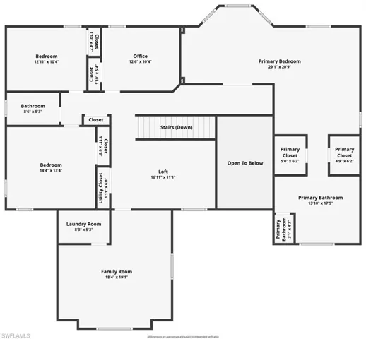 2nd floor plan / room layout
