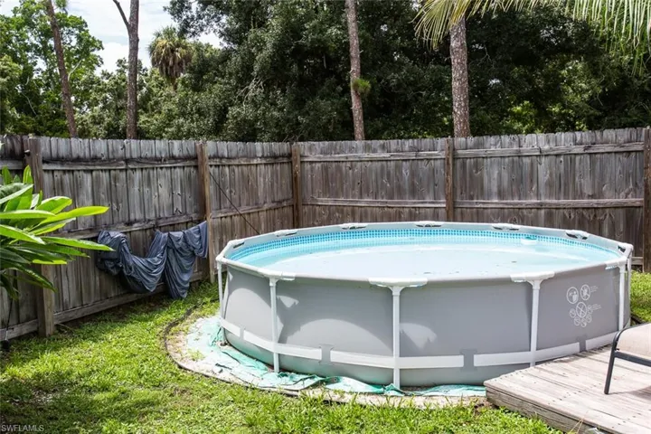 View of pool