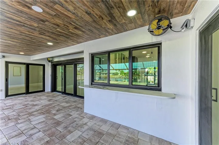View of patio