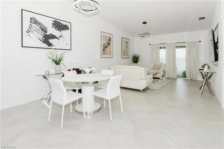 View of dining area