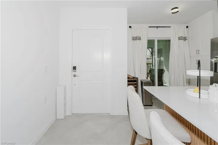Office with baseboards