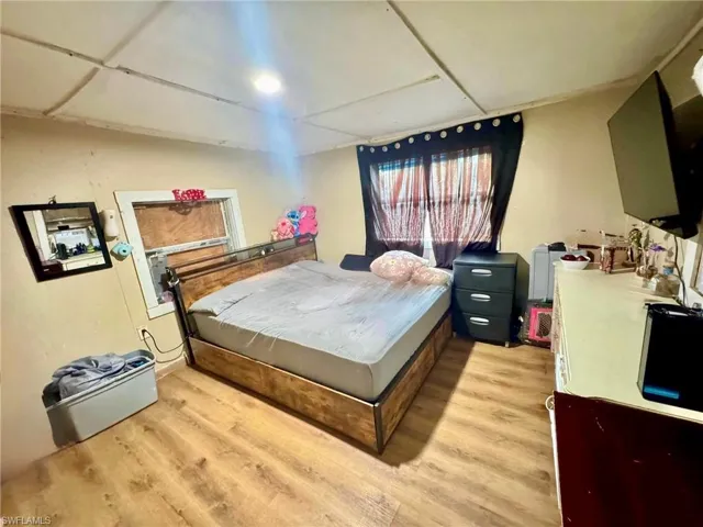 Bedroom featuring light wood-type flooring