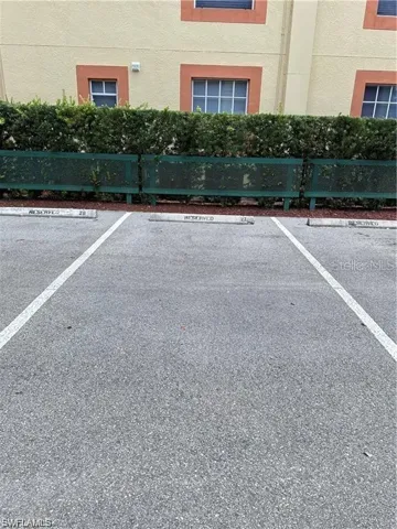 View of uncovered parking lot
