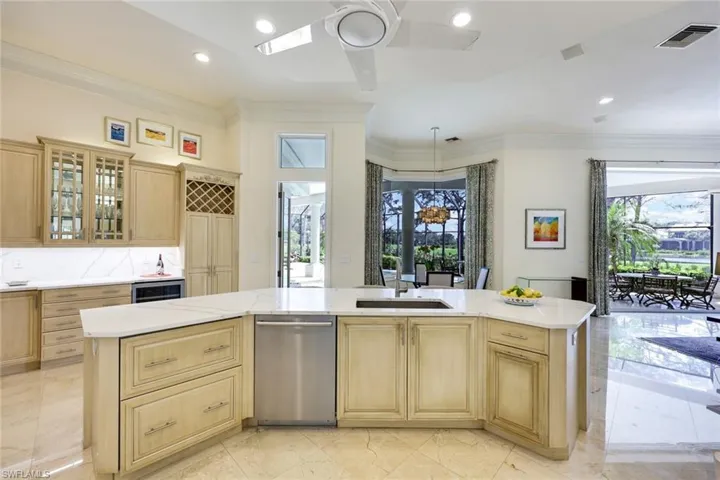 Refrigerator & Freezer Drawers in Kitchen Island