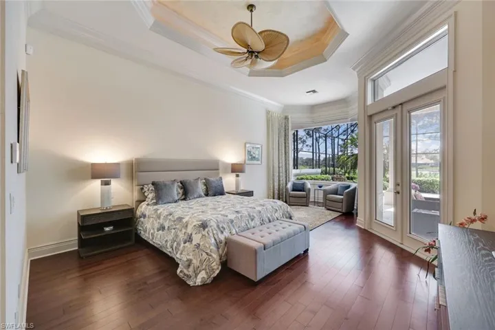 Primary Suite w/ Stunning Ceiling Treatments & Sitting Room