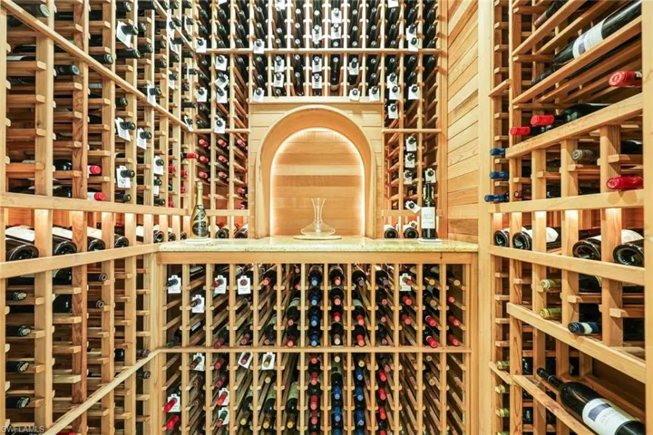 Wine 'Cellar' Holds approx. 750 Bottles