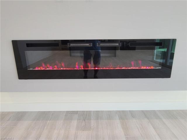 70" wide electric fireplace