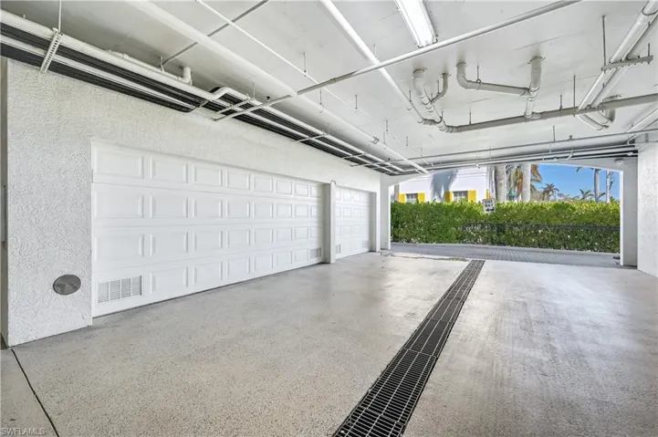 3 car under building garage space, just steps to the elevator