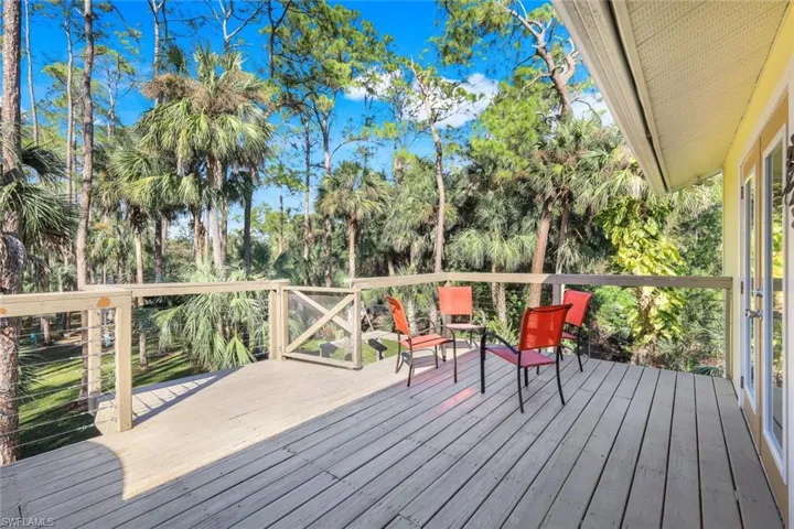 View of deck