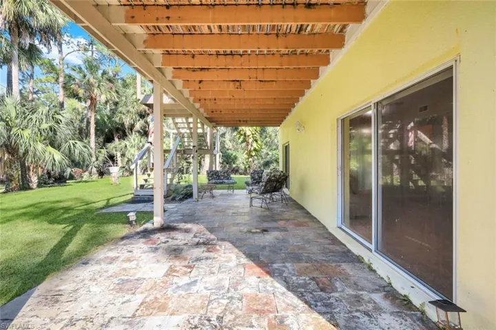 View of patio