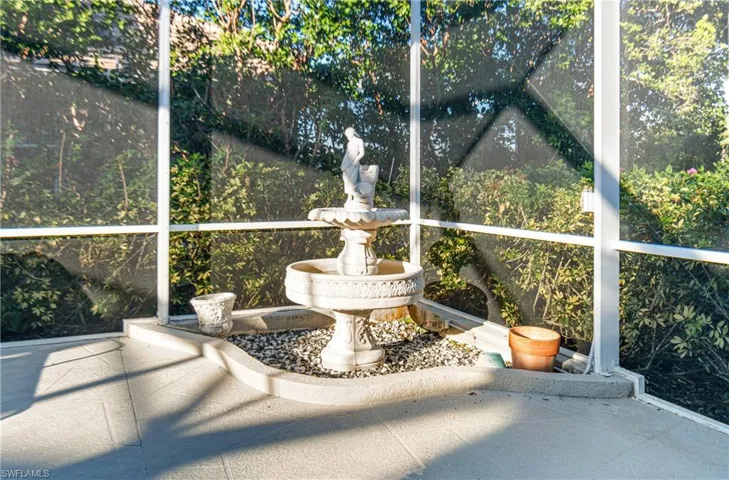 Patio fountain