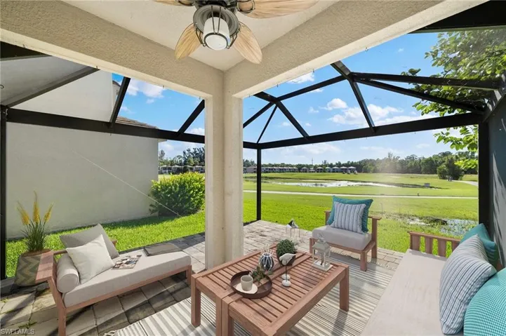 Virtually Staged Patio