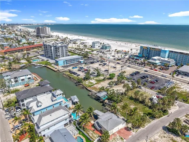 View of urban area featuring a nearby body of water