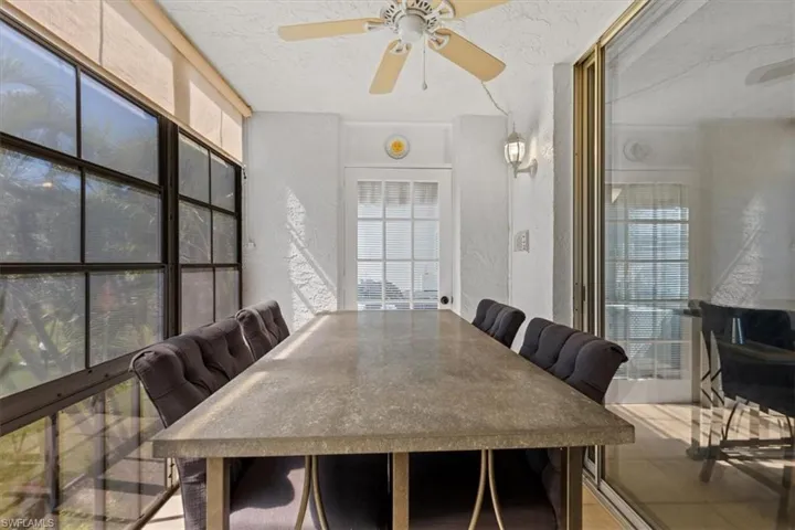 Large Lanai with Plexi Glass and Sunshade.