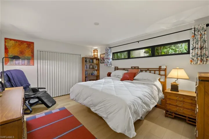 Bedroom featuring light wood-style flooring
