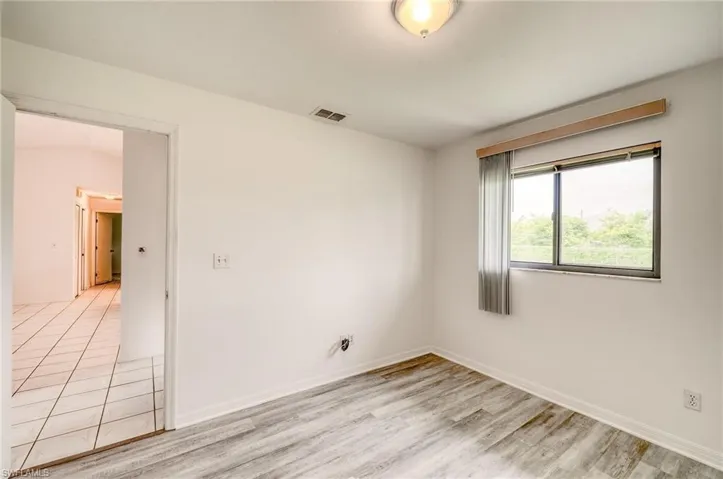 View of tiled empty room