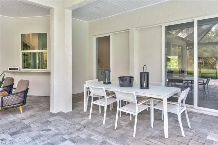 View of patio