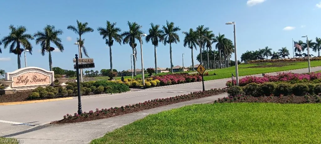 View of community with a lawn