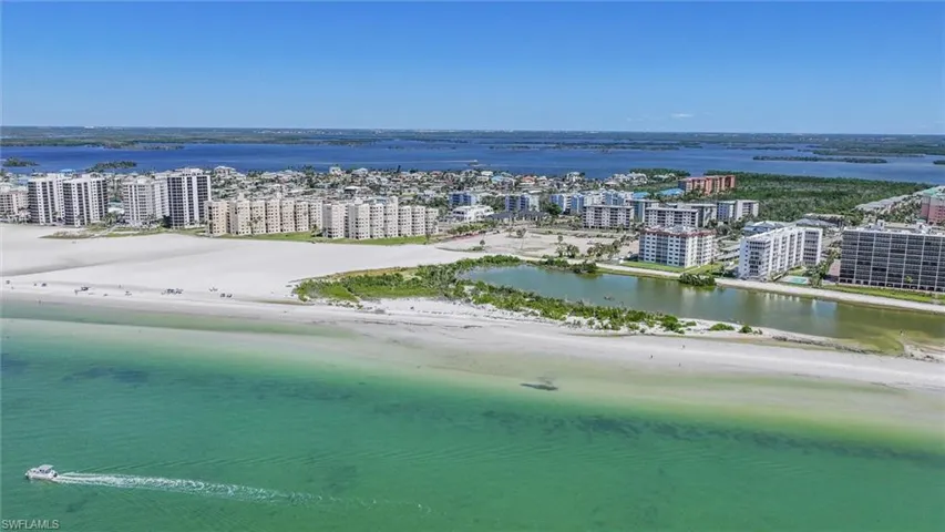 View of urban area with a nearby body of water