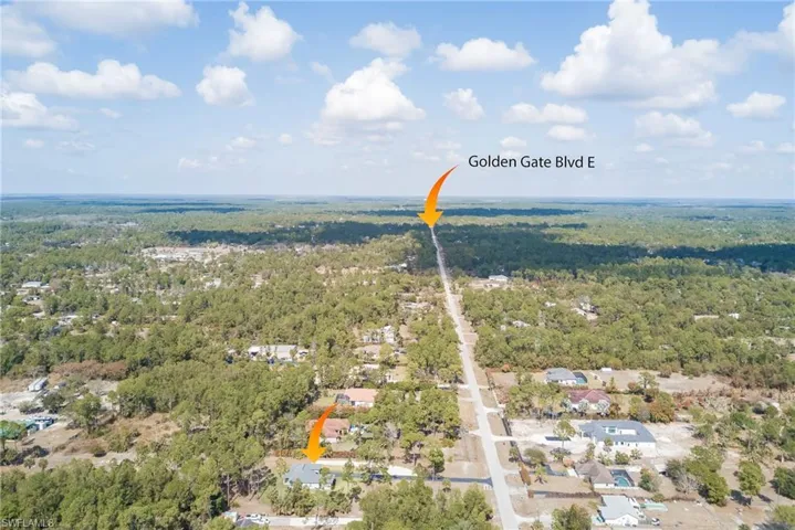 Drone / aerial view of a heavily wooded area