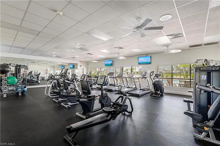 Fitness area.