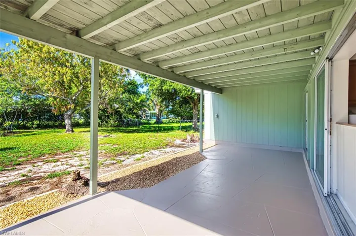 View of patio