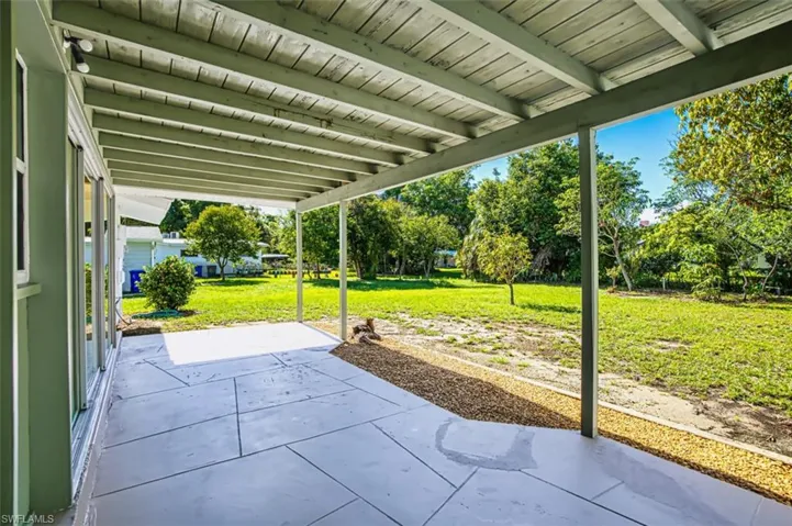 View of patio